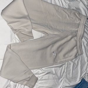 Small Cream colored Nike Joggers
